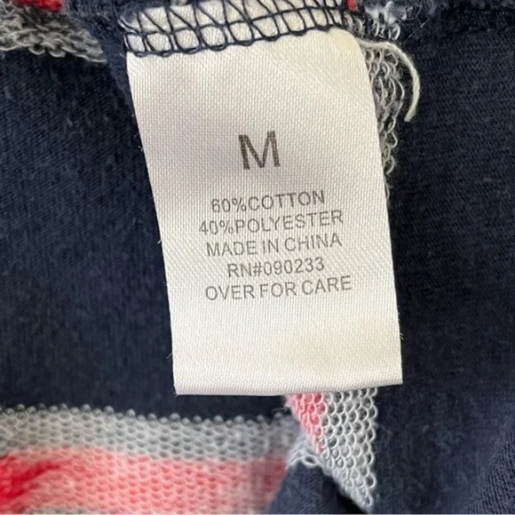 PacSun | Navy Blue Stars Stripes Short Sleeve Crew Neck Tee, Men's Medium - Picture 5 of 5